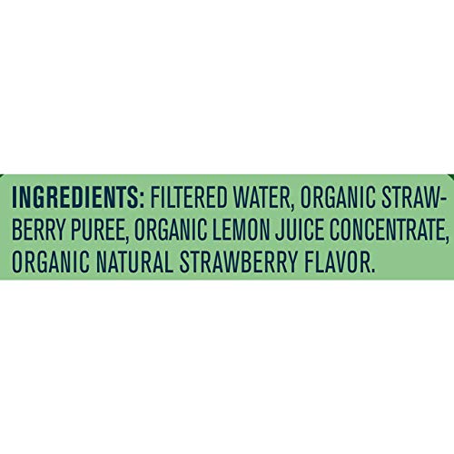 Gerber Organic Fruit Infused Water, Strawberry, 32 OZ Pack of 6