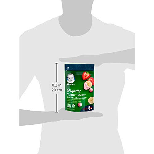 Gerber Organic Yogurt Melts Fruit Snacks,
