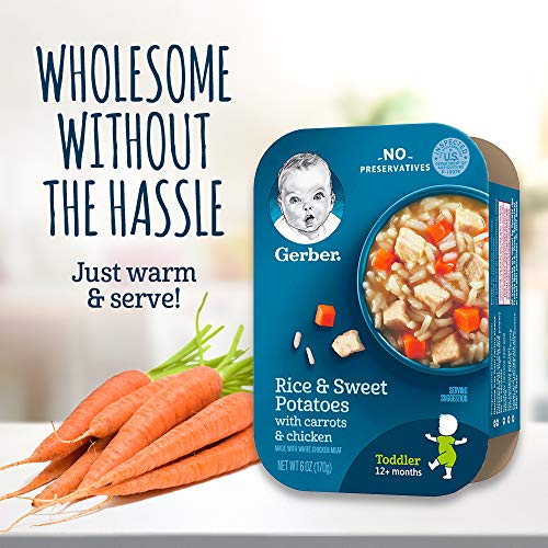 Gerber Pasta Stars With Chicken &Amp; Vegetables, 6 Ounce Pack Of 6