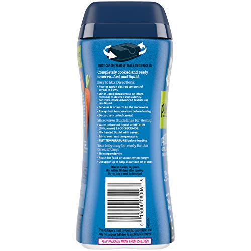 Gerber Powerblend Cereal For Baby - Oatmeal Lentil Carrot Apple