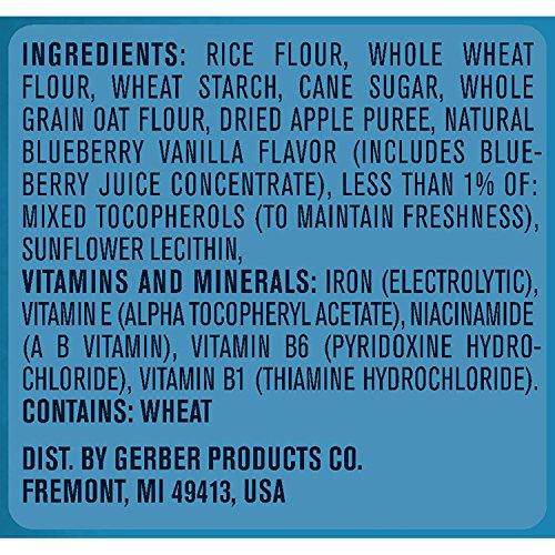 Gerber Puffs Cereal Snack, Blueberry, 6 Count