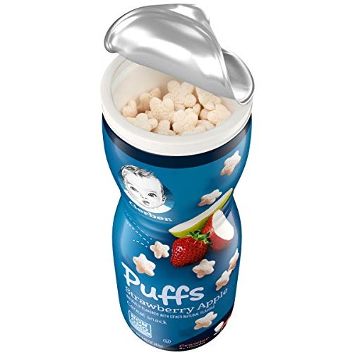Gerber Puffs Cereal Snack Variety Pack - 1 Apple Cinnamon, 1 Blu