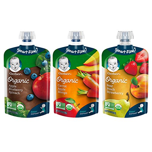 Gerber Organic 2Nd Foods Baby Food, Fruit &Amp; Veggie Variety Pack,