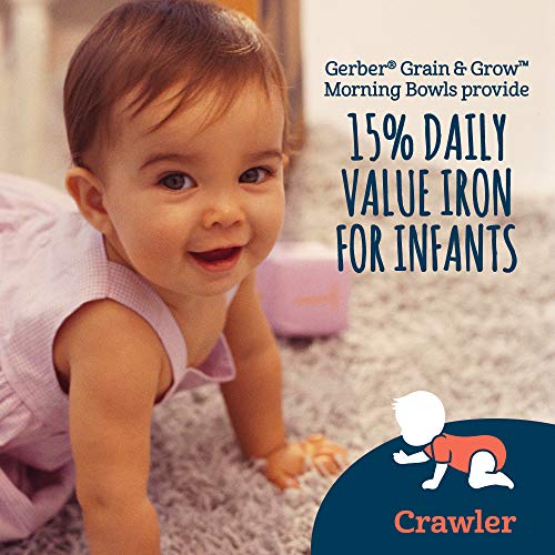 Gerber Purees Up Age Organic Grain &Amp; Grow Morning Bowl Oats Bar