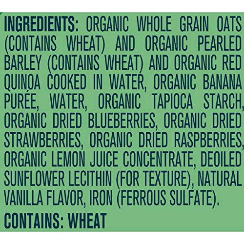 Gerber Purees Up Age Organic Grain &Amp; Grow Morning Bowl Oats Bar