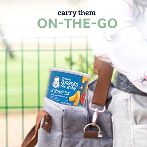 Gerber Snacks for Baby Lil’ Crunchies, Veggie Dip, Non-GMO Baked...