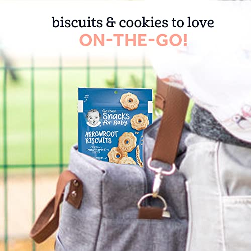 Gerber Snacks for Toddler Animal Crackers, Cinnamon Graham, 6 Ou...