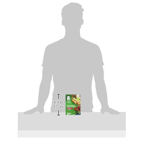 Gerber Up Age Organic Grain &Amp; Grow Soft Baked Grain Bars Raspber