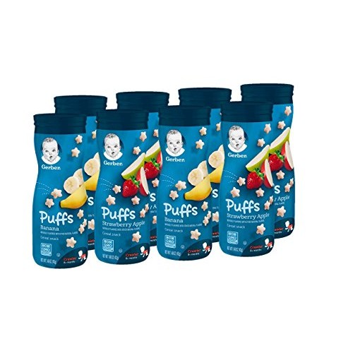 Gerber Up Age Snacks Variety Pack - Puffs, Yogurt Melts &Amp; Lil Cr
