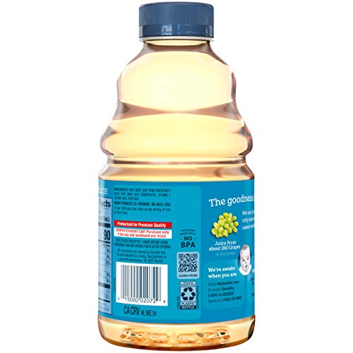 Gerber White Grape Juice, 32 fl oz Pack of 6