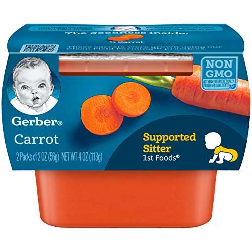 Gerber Purees 1St Foods Carrot Tubs Pack Of 8
