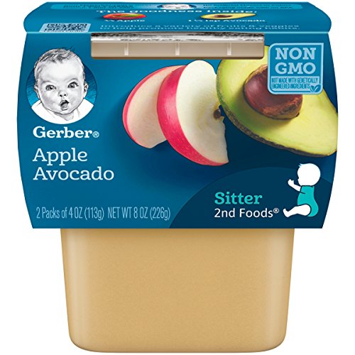 Gerber Purees 2Nd Foods Apple Avocado Baby Food Tubs Pack Of 8