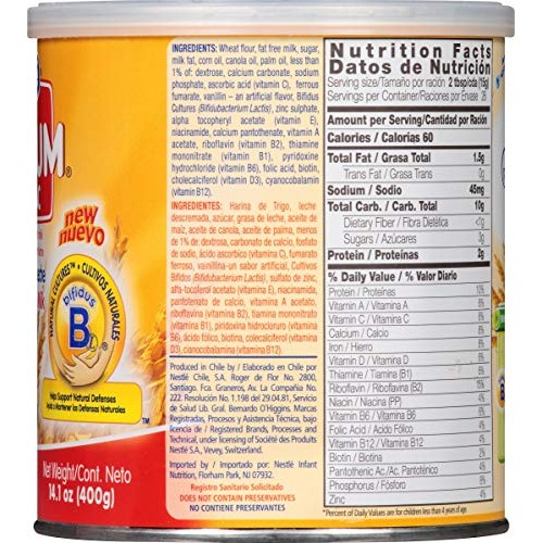 Nestle Cerelac Wheat With Milk Cereal, 14.10 Ounce