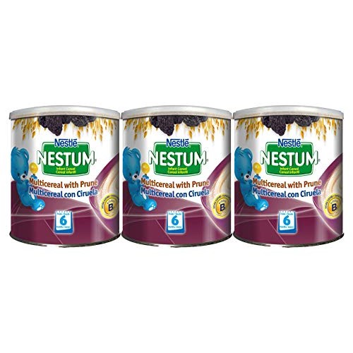 Nestle Nestum Infant Cereal, Multicereal With Prune, 9.5 Oz 3Pack