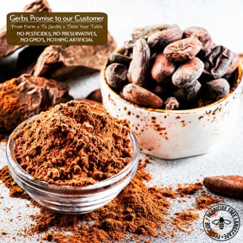 Natural Cocoa Powder, 1 Lb - Top 14 Food Allergen Free &Amp; Non Gmo