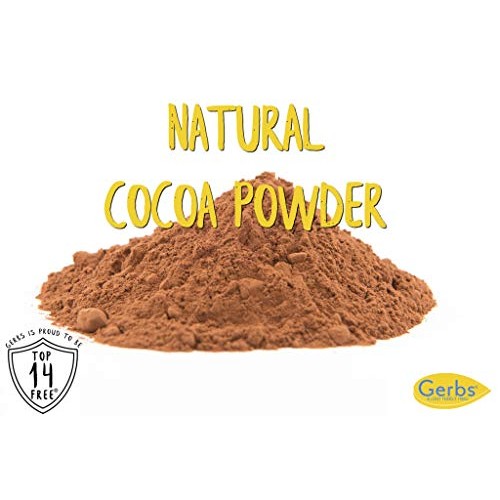 Natural Cocoa Powder, 1 Lb - Top 14 Food Allergen Free &Amp; Non Gmo