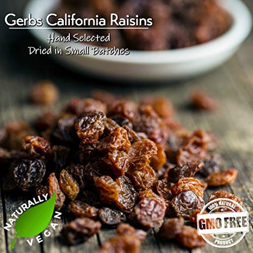 Gerbs Seedless Raisins, 32 Ounce Bag, Unsulfured, Preservative,