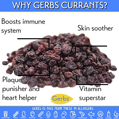 Gerbs Zante Black Currants, 16 Ounce Bag, Unsulfured, Top 14 Foo