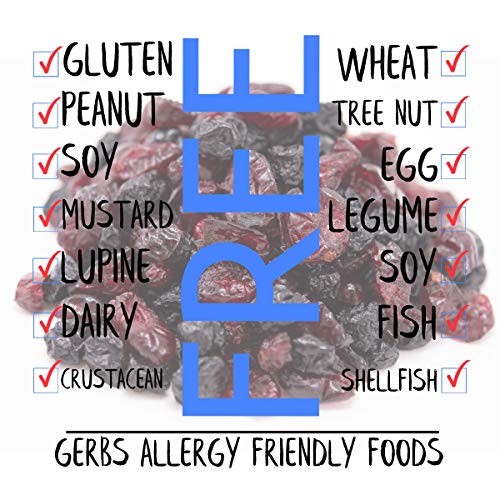 Gerbs Dried Blueberry, Cranberry Fruit Snack Mix, 32 Ounce Bag,