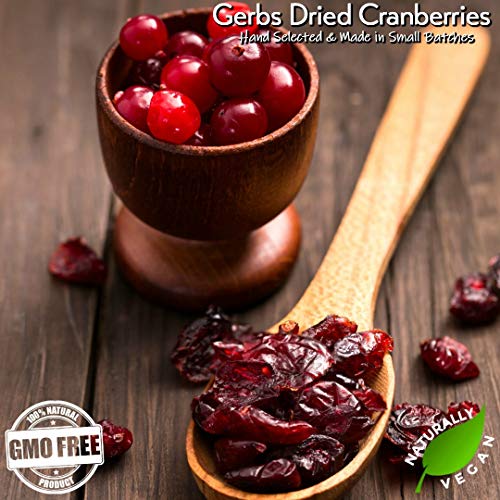 Gerbs Dried Cape Cod Cranberries, 32 Ounce Bag, Unsulfured, Pres