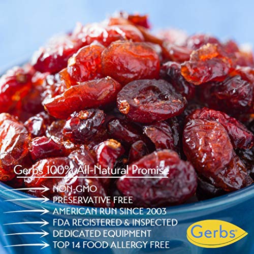 Gerbs Dried Cape Cod Cranberries, 32 Ounce Bag, Unsulfured, Pres