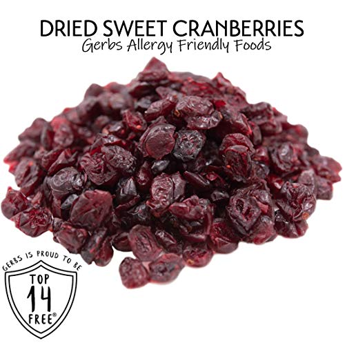 Gerbs Dried Cape Cod Cranberries, 64 Ounce Bag, Unsulfured, Pres