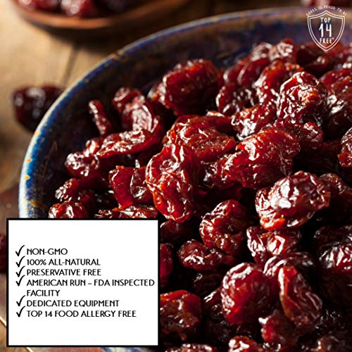 Gerbs Dried Cherries, 32 Ouce Bag, Unsulfured, Preservative, Top