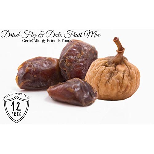 Gerbs Dried Fig &Amp; Date Fruit Mix, 2 Lbs. - Top 14 Food Allergy F