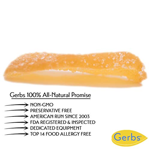 Gerbs Dried Granulated Ginger Slices, 16 Ounce Bag, Unsulfured,
