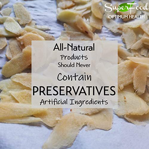 Gerbs Dried Granulated Ginger Slices, 16 Ounce Bag, Unsulfured,