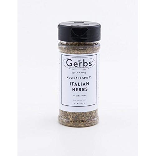Gerbs Dried Italian Seasoning Mix, 2 Pack, 1.35 Oz. Shaker Jars,