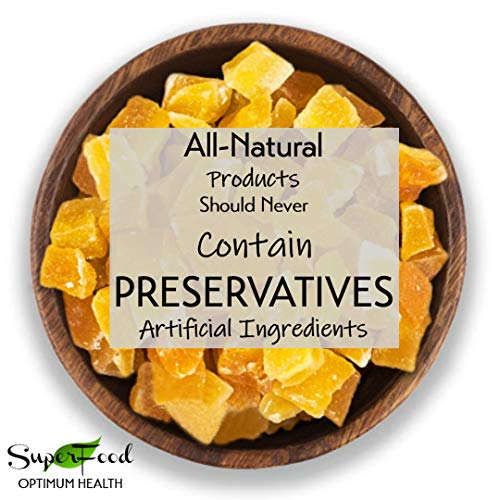 Gerbs Dried Mango Cubes, 32 Ounce Bag, Unsulfured, Preservative,