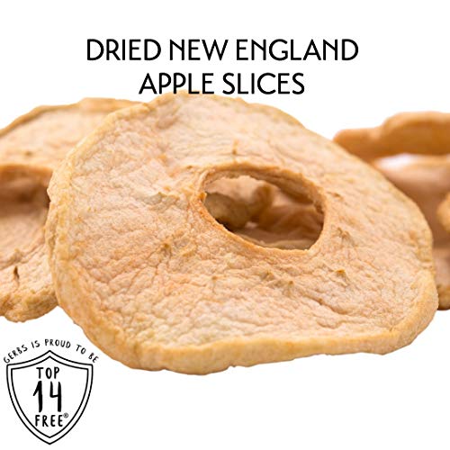 Gerbs Dried New England Apple Slices, 32 Ounce Bag, No Sugar Add