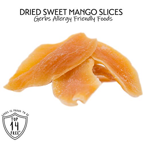 Gerbs Dried Sweetened Mango Slices, 32 Ounce Bag, Unsulfured, Pr