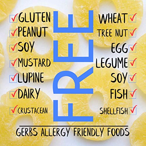 Gerbs Dried Sweetened Pineapple Rings, 32 Ounce Bag, Unsulfured,