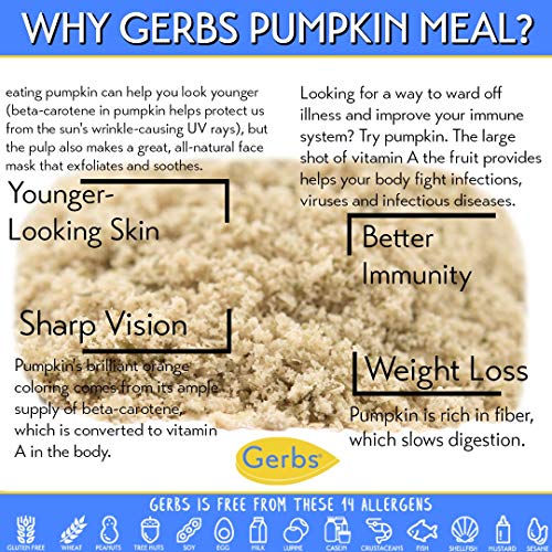Gerbs Ground Pumpkin Seed Meal, 32 Ounce Bag, Top 14 Food Allerg