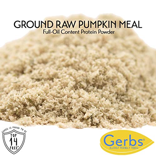 Gerbs Ground Pumpkin Seed Meal, 32 Ounce Bag, Top 14 Food Allerg