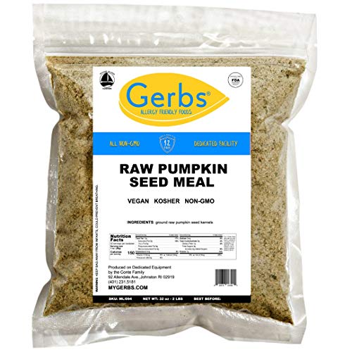 Gerbs Ground Pumpkin Seed Meal, 32 Ounce Bag, Top 14 Food Allerg