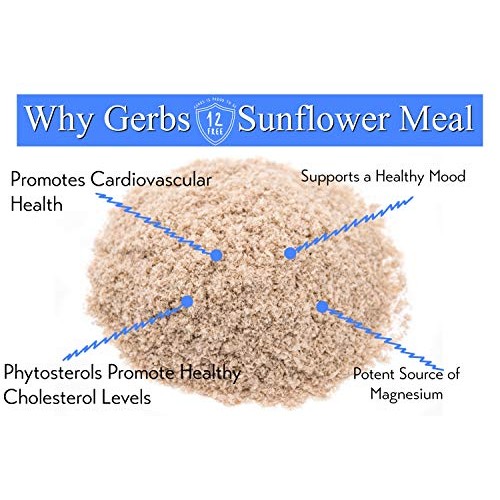 Gerbs Ground Sunflower Seed Meal, 32 Ounce Bag, Top 14 Food Alle