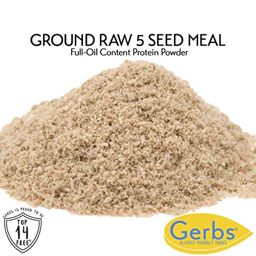 Ground Pumpkin, Sunflower, Chia, Flax, Hemp Seed Meal, 1 Lb. By