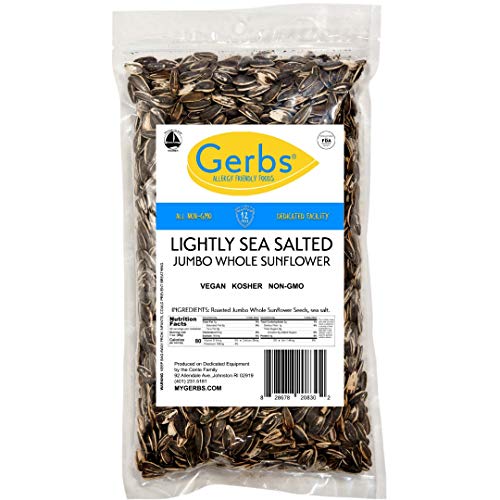 Gerbs Jumbo Lightly Sea Salted Whole Sunflower Seeds, 32 Ounce B