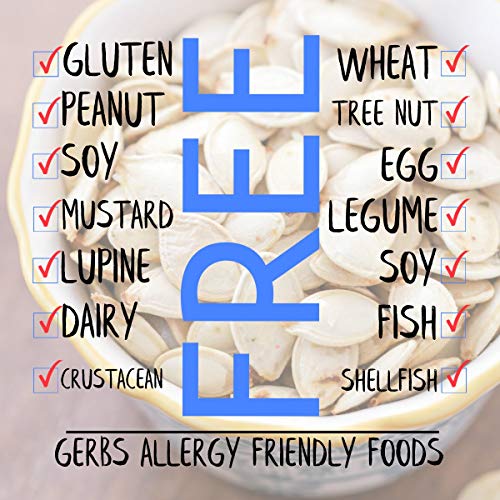 GERBS Lightly Sea Salted Roasted Whole Pumpkin Seed Pepitas In...