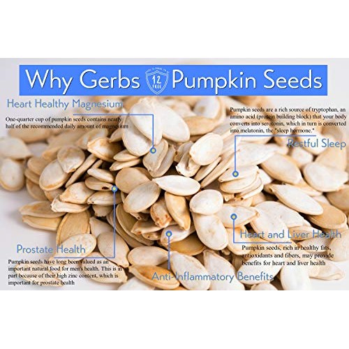 Lightly Sea Salted Whole Pumpkin Seeds, 2 Lbs By Gerbs – Top 14