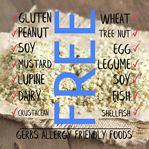 Gerbs Raw Hemp Seed Kernels 2 Lbs. Premium Grade | Freshly Harve
