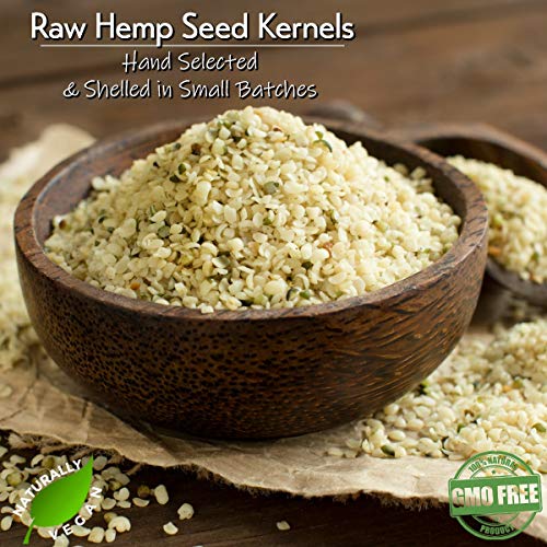 Gerbs Raw Hemp Seed Kernels 2 Lbs. Premium Grade | Freshly Harve