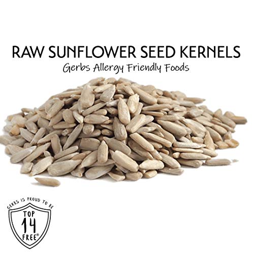 Gerbs Raw Hulled Sunflower Seed Kernels, 64 Ounce Bag, Top 14 Fo