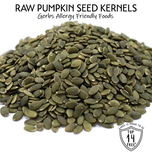 Gerbs Raw Pumpkin Seed Kernels, 2 Lbs Closeable Bag, Top 14 Food