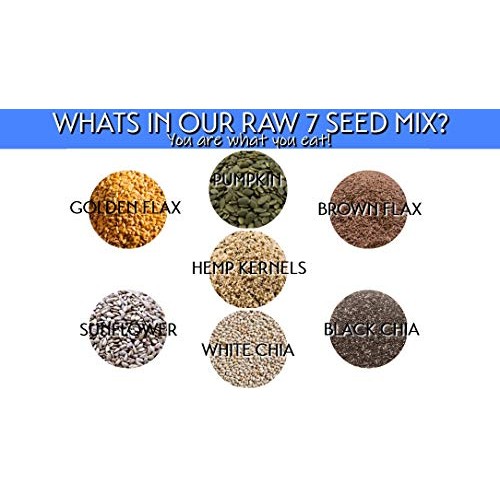 Gerbs Raw Super 7 Seed Mix, 14Oz. - Top 14 Food Allergy Free &Amp; N