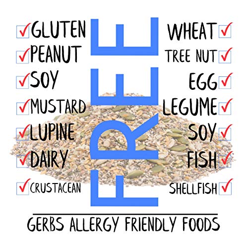 Gerbs Raw Super 7 Seed Mix, 2 Lbs - Top 14 Food Allergy Free &Amp; N