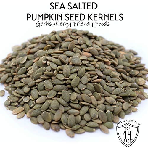 Gerbs Sea Salted Pumpkin Seed Kernels, 32 Ounce Bag, Roasted, To